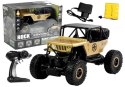 Auto Zdalnie Sterowane Jeep R/C 1:18 Złoty Auto Zdalnie Sterowane Jeep R/C 1:18 Złoty