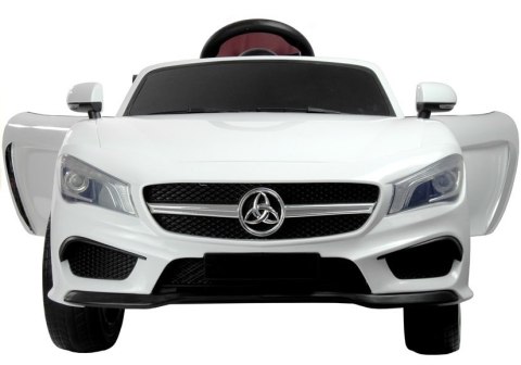 Auto na Akumulator Cabrio z Daszkiem Biały Auto na Akumulator Cabrio z Daszkiem Biały