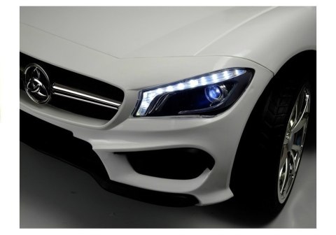Auto na Akumulator Cabrio z Daszkiem Biały Auto na Akumulator Cabrio z Daszkiem Biały