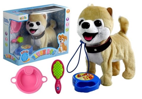 Interaktywny Piesek Na Smyczy + Akcesoria Husky Interaktywny Piesek Na Smyczy + Akcesoria Husky