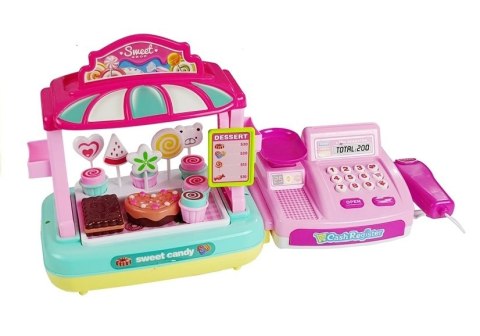 Kasa Fiskalna + Stragan Słodkości Candy shop 35PCS Kasa Fiskalna + Stragan Słodkości Candy shop 35PCS