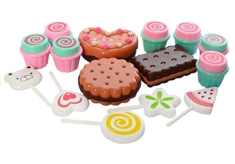 Kasa Fiskalna + Stragan Słodkości Candy shop 35PCS Kasa Fiskalna + Stragan Słodkości Candy shop 35PCS