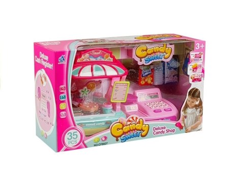 Kasa Fiskalna + Stragan Słodkości Candy shop 35PCS Kasa Fiskalna + Stragan Słodkości Candy shop 35PCS