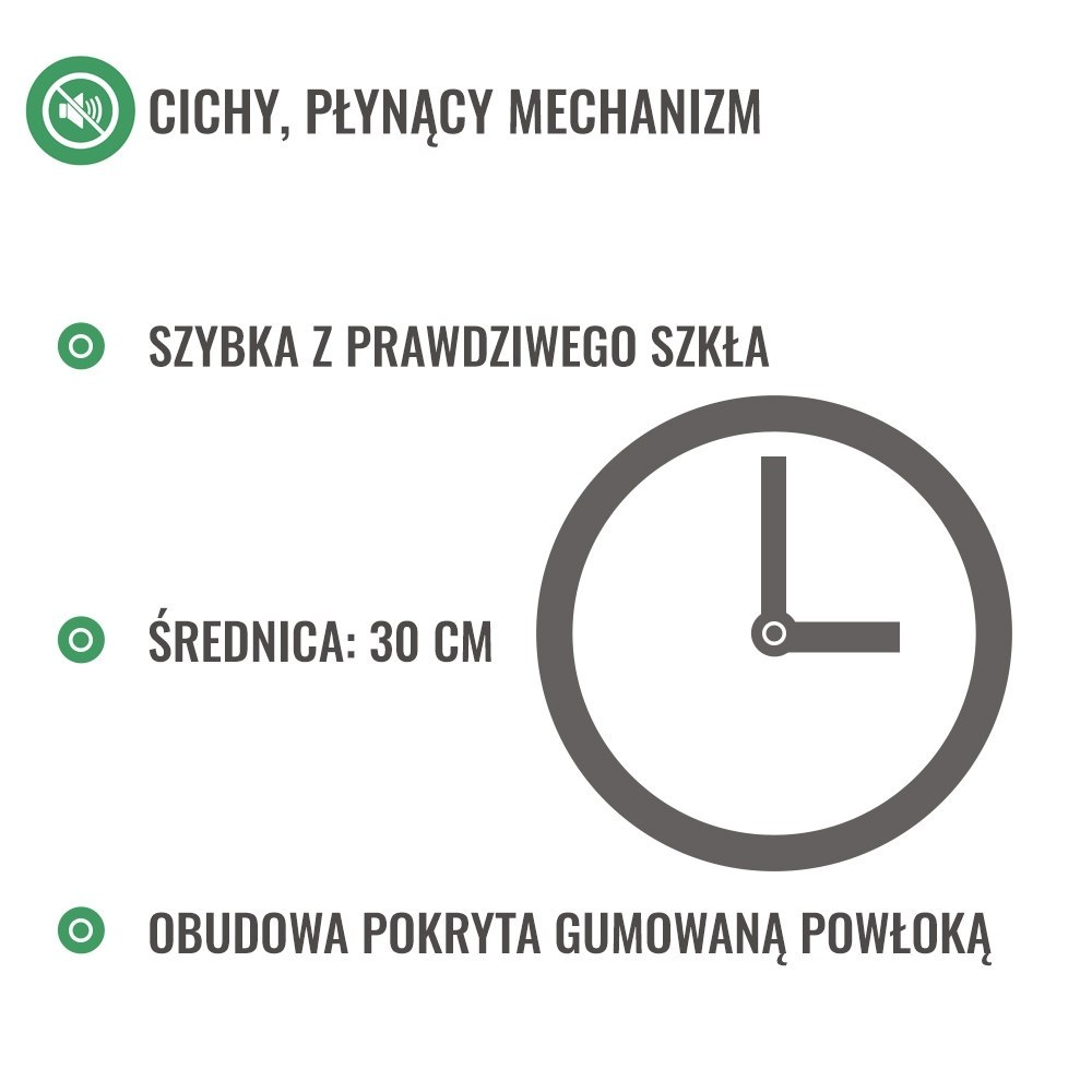 Zegar Prędkościomierz - cichy mechanizm