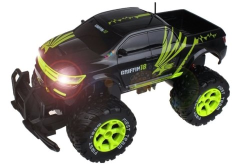 Ogromny Jeep Rampage R/C Czarny MONSTER TRUCK Ogromny Jeep Rampage R/C Czarny MONSTER TRUCK