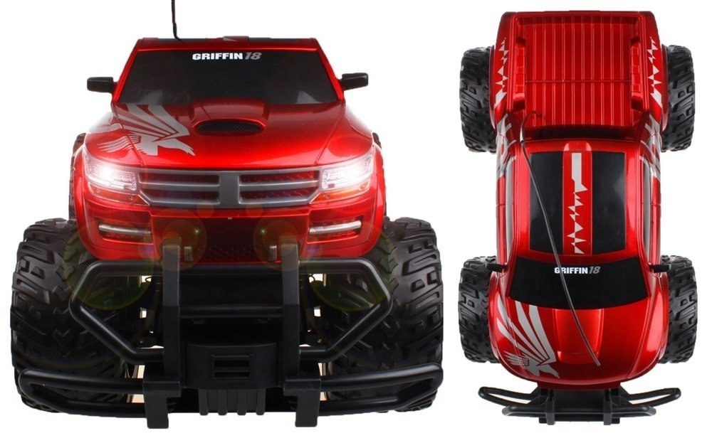 Ogromny Jeep Rampage R/C Czerwony MONSTER TRUCK Ogromny Jeep Rampage R/C Czerwony MONSTER TRUCK
