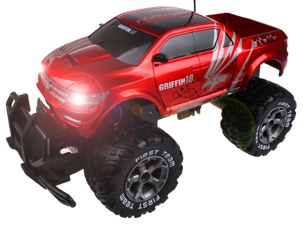 Ogromny Jeep Rampage R/C Czerwony MONSTER TRUCK Ogromny Jeep Rampage R/C Czerwony MONSTER TRUCK