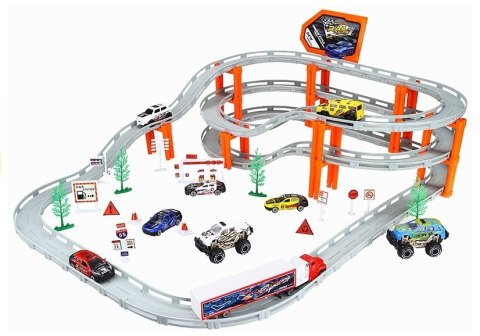 Tor Samochodowy Rail Racing Metalowe Autka 12km/h Tor Samochodowy Rail Racing Metalowe Autka 12km/h