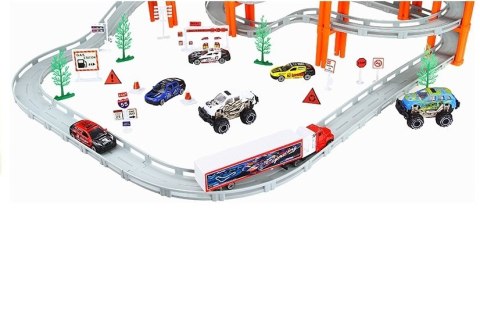 Tor Samochodowy Rail Racing Metalowe Autka 12km/h Tor Samochodowy Rail Racing Metalowe Autka 12km/h