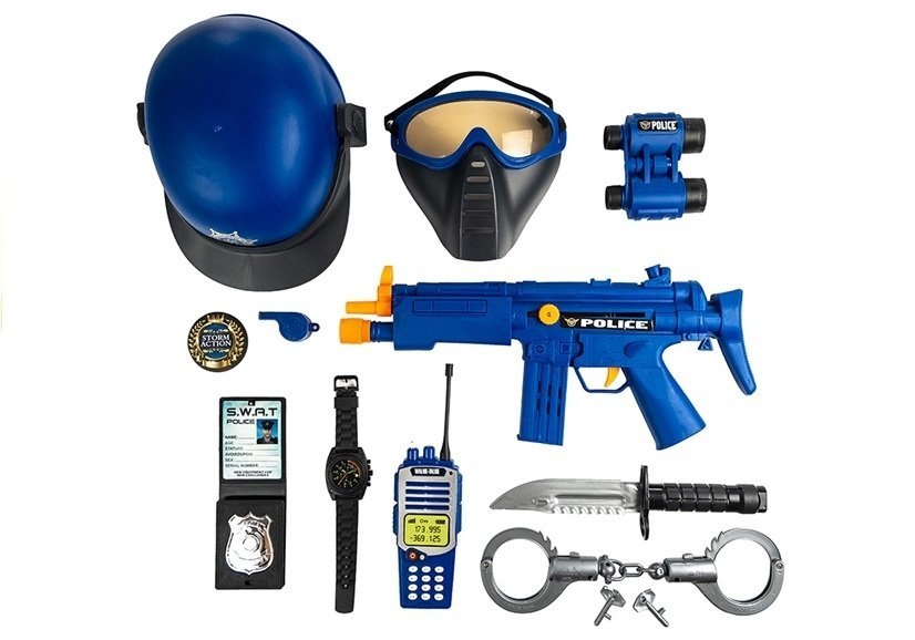 Zestaw Policjanta Stróż Prawa Akcesoria Pistolet Zestaw Policjanta Stróż Prawa Akcesoria Pistolet