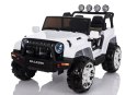 Auto na Akumulator Jeep 4x4 A999 Biały Auto na Akumulator Jeep 4x4 A999 Biały