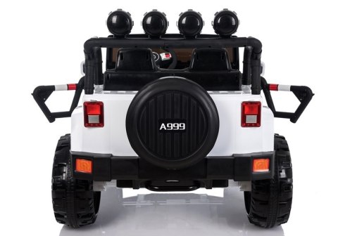 Auto na Akumulator Jeep 4x4 A999 Biały Auto na Akumulator Jeep 4x4 A999 Biały