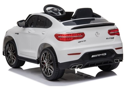 Auto na Akumulator Mercedes GLC 63S Biały Auto na Akumulator Mercedes GLC 63S Biały