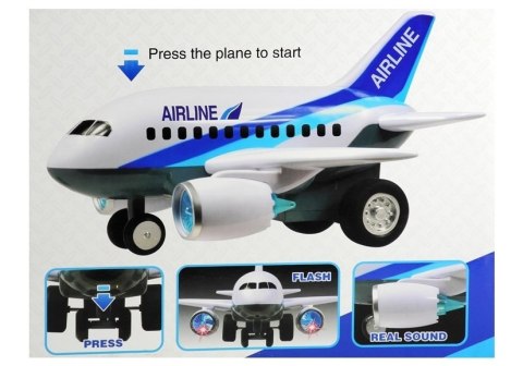 Duży Samolot Boeing Airplane Światło Dźwięk 33 cm Duży Samolot Boeing Airplane Światło Dźwięk 33 cm