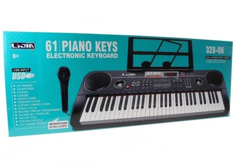 Keyboard Organy 328-06 + Mikrofon Zasilacz Keyboard Organy 328-06 + Mikrofon Zasilacz