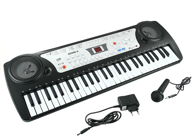 Multifunkcyjny Duży Keyboard 54 Klawisze LED Multifunkcyjny Duży Keyboard 54 Klawisze LED