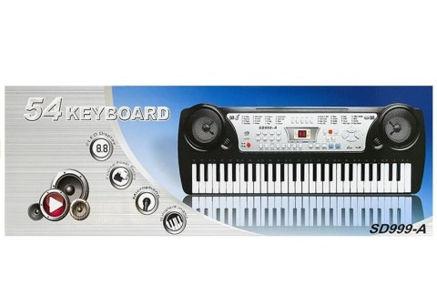 Multifunkcyjny Duży Keyboard 54 Klawisze LED Multifunkcyjny Duży Keyboard 54 Klawisze LED