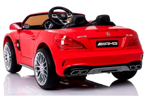 Pojazd na Akumulator Mercedes SL65 LCD Czerwony Pojazd na Akumulator Mercedes SL65 LCD Czerwony