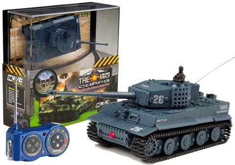 Czołg Zdalnie Sterowany z Dźwiękiem 1:72 Szary Czołg Zdalnie Sterowany z Dźwiękiem 1:72 Szary