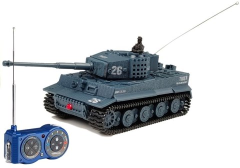 Czołg Zdalnie Sterowany z Dźwiękiem 1:72 Szary Czołg Zdalnie Sterowany z Dźwiękiem 1:72 Szary