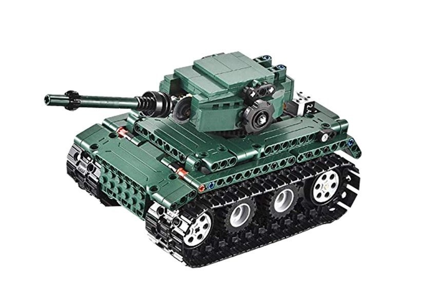 Czołg z Klocków Zdalnie Sterowany R/C 313 elementów Double E Czołg z Klocków Zdalnie Sterowany R/C 313 elementów Double E