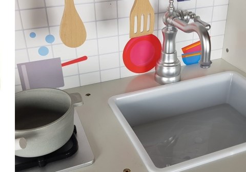 Kuchnia Drewniana Biała z Akcesoriami Kuchnia Drewniana Biała z Akcesoriami