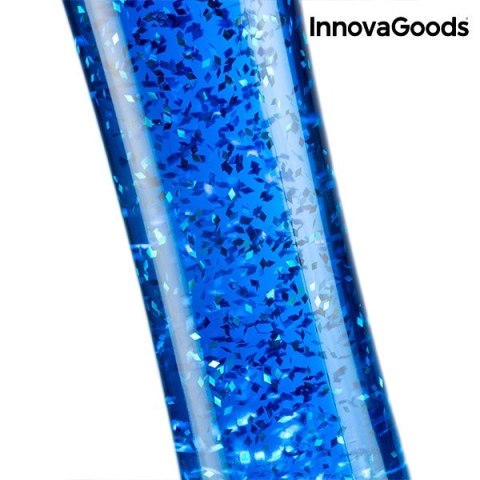 Lampka Lava Nocna Niebieska z Brokatem i Głośnikiem Bluetooth Lampka Lava Nocna Niebieska z Brokatem i Głośnikiem Bluetooth