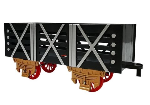 Muzyczna kolejka na baterie Parowóz z wagonami Muzyczna kolejka na baterie Parowóz z wagonami