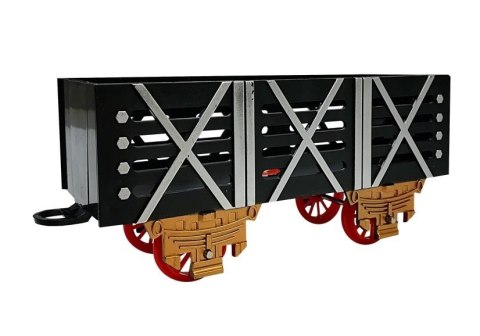 Muzyczna kolejka na baterie Parowóz z wagonami Muzyczna kolejka na baterie Parowóz z wagonami