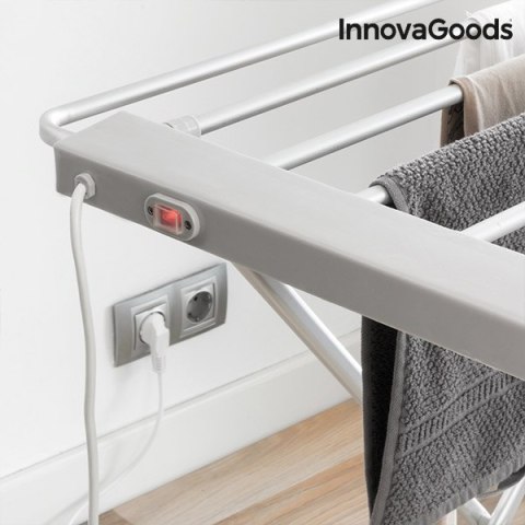 Suszarka elektryczna na pranie 6 drążków 100W aluminium Suszarka elektryczna na pranie 6 drążków 100W aluminium