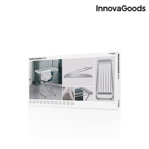 Suszarka elektryczna na pranie 6 drążków 100W aluminium Suszarka elektryczna na pranie 6 drążków 100W aluminium