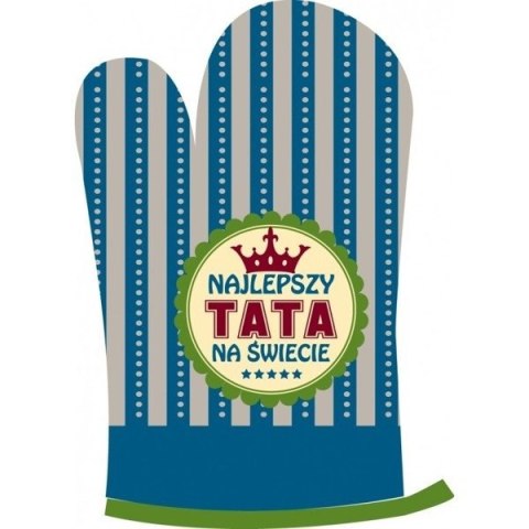 Fartuszek z rękawicą NAJLEPSZY TATA NA ŚWIECIE Fartuszek z rękawicą NAJLEPSZY TATA NA ŚWIECIE