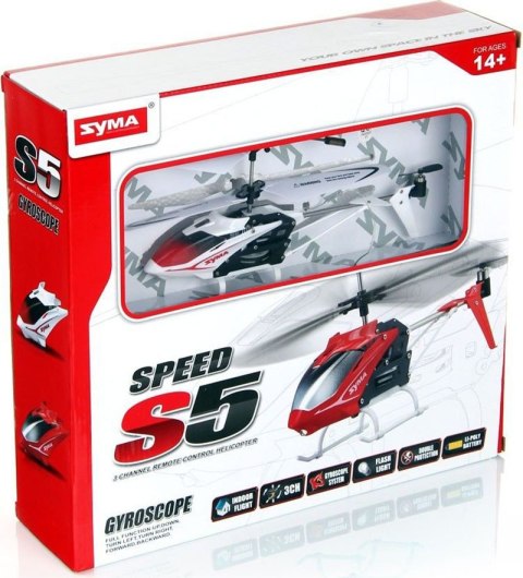 Helikopter Zdalnie Sterowany RC Syma S5 3CH Helikopter Zdalnie Sterowany RC Syma S5 3CH