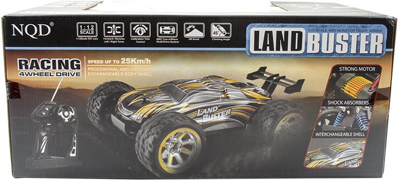 Samochód RC NQD Land Buster 4WD12 4x4 USB 1:12 Samochód RC NQD Land Buster 4WD12 4x4 USB 1:12