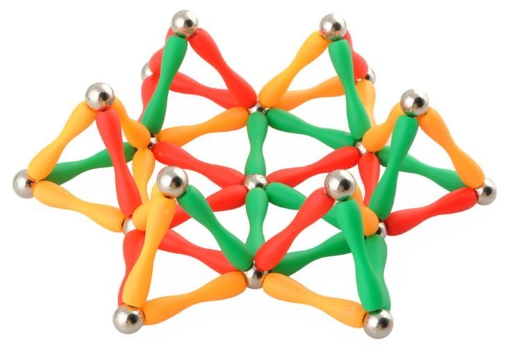 Klocki magnetyczne 3D - 130 elementów Klocki magnetyczne 3D - 130 elementów