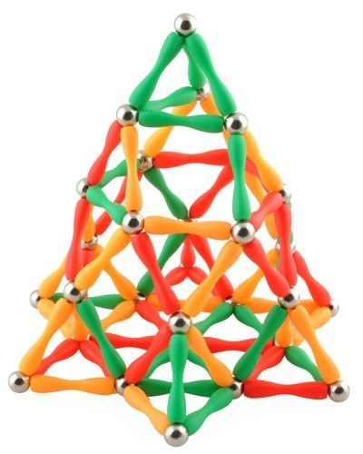 Klocki magnetyczne 3D - 130 elementów Klocki magnetyczne 3D - 130 elementów
