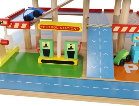 Drewniany Parking Samochodowy garaż Drewniany Parking Samochodowy garaż