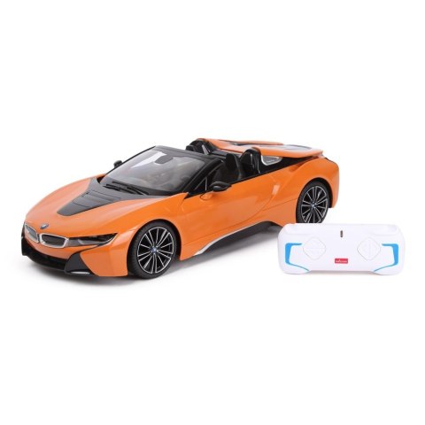 Auto R/C BMW i8 Roadster Rastar 1:14 Pomarańczowy Auto R/C BMW i8 Roadster Rastar 1:14 Pomarańczowy