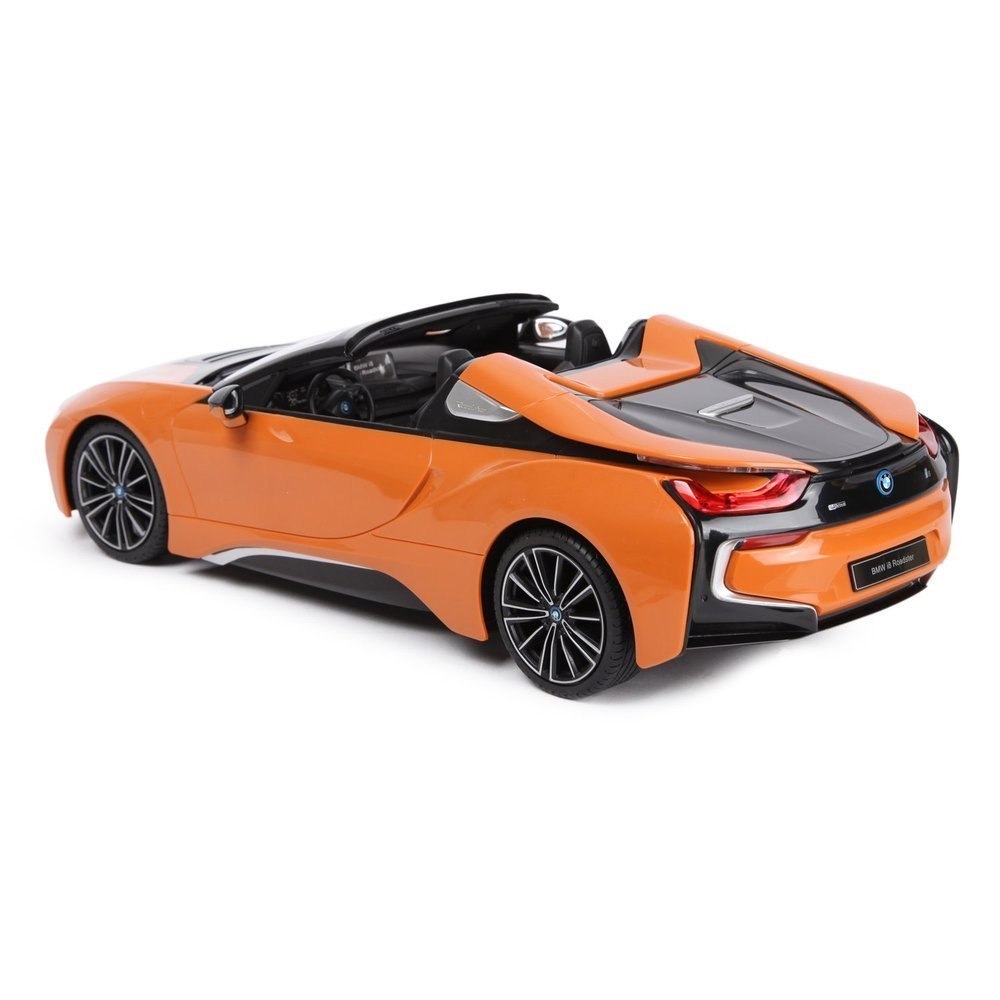 Auto R/C BMW i8 Roadster Rastar 1:14 Pomarańczowy Auto R/C BMW i8 Roadster Rastar 1:14 Pomarańczowy
