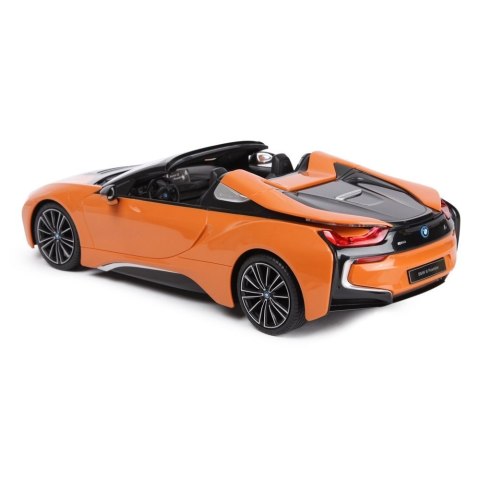 Auto R/C BMW i8 Roadster Rastar 1:14 Pomarańczowy Auto R/C BMW i8 Roadster Rastar 1:14 Pomarańczowy