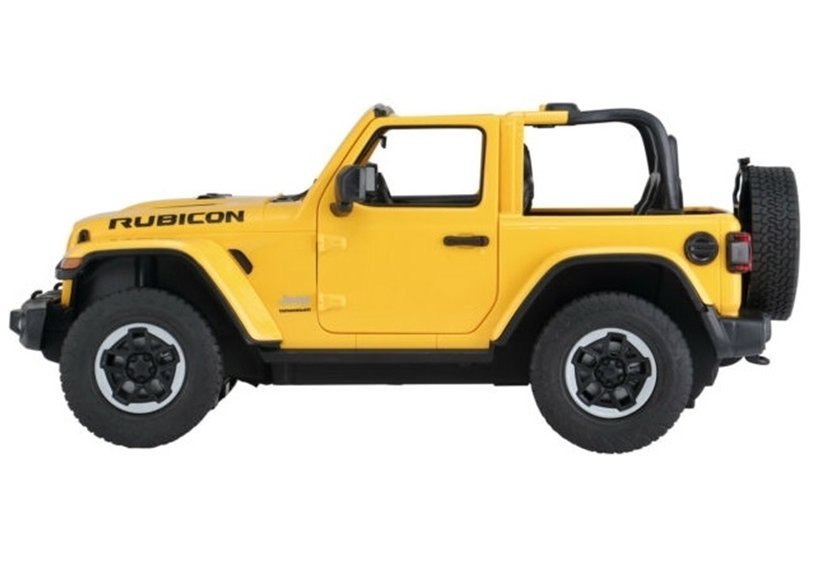 Auto R/C Jeep Wrangler Rubicon 1:14 Rastar żółty Auto R/C Jeep Wrangler Rubicon 1:14 Rastar żółty