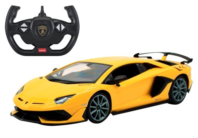 Auto R/C Lamborghini Aventador Rastar 1:14 Żółty Auto R/C Lamborghini Aventador Rastar 1:14 Żółty