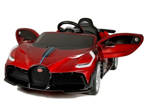 Auto na Akumulator Bugatti Divo Cerwony Lakier Auto na Akumulator Bugatti Divo Cerwony Lakier