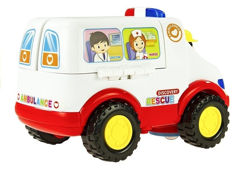 Auto na Baterie Ambulans + Pacjent Karetka Lekarz Auto na Baterie Ambulans + Pacjent Karetka Lekarz