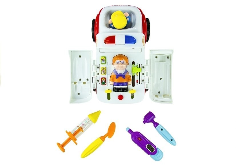 Auto na Baterie Ambulans + Pacjent Karetka Lekarz Auto na Baterie Ambulans + Pacjent Karetka Lekarz
