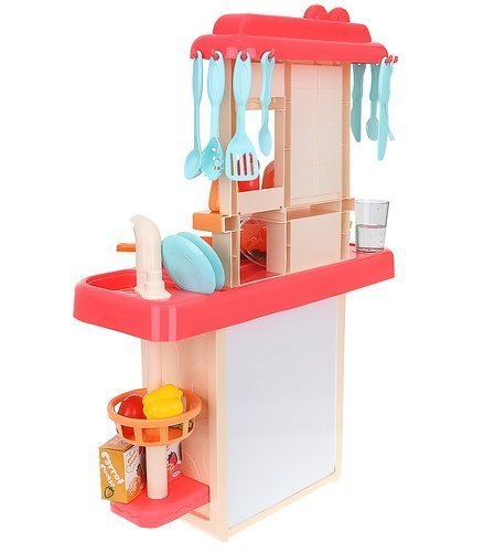 Kuchnia zabawkowa 63cm różowa + para Kuchnia zabawkowa 63cm różowa + para