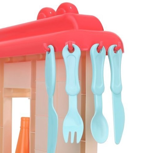 Kuchnia zabawkowa 63cm różowa + para Kuchnia zabawkowa 63cm różowa + para