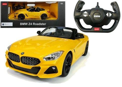 Auto R/C BMW Z4 Roadster Rastar 1:14 Żółte Auto R/C BMW Z4 Roadster Rastar 1:14 Żółte