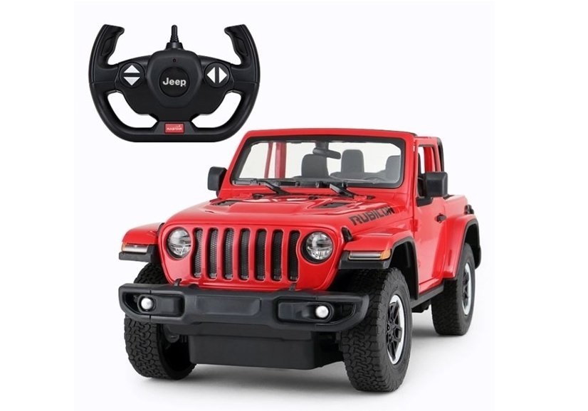 Auto R/C Jeep Wrangler Rubicon 1:14 Rastar RED Auto R/C Jeep Wrangler Rubicon 1:14 Rastar RED