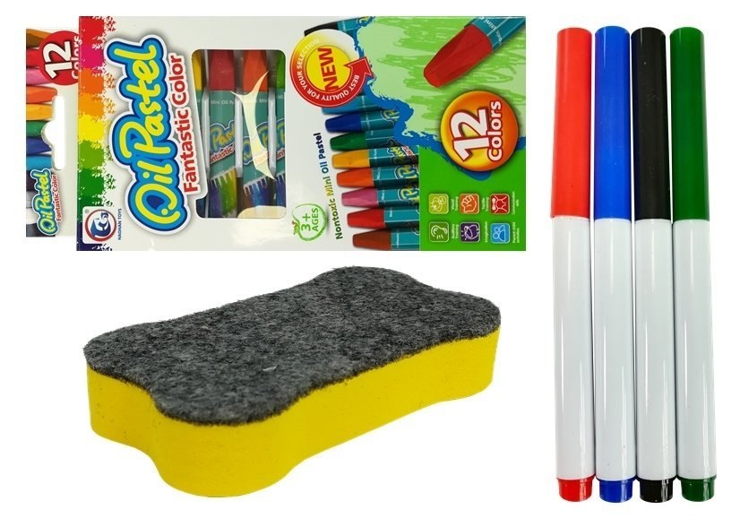 Kolorowa Tablica - Stolik do rysowania z pastelami Kolorowa Tablica - Stolik do rysowania z pastelami